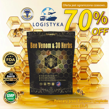 Ostatni dzień, aby uzyskać 70% zniżki: Tnnedey® Kule do Moczenia Stóp z Bee Venom i 30 Ziołami Detox