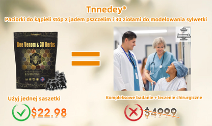 Ostatni dzień, aby uzyskać 70% zniżki: Tnnedey® Kule do Moczenia Stóp z Bee Venom i 30 Ziołami Detox